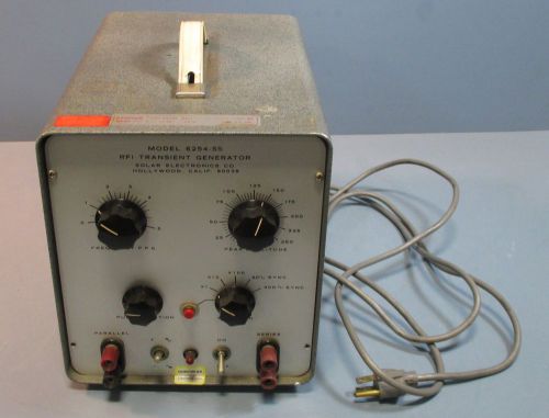 Solar Electronics 6254-5S RFI Transient Generator Used