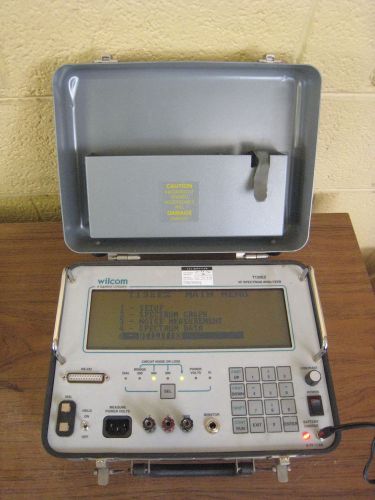 Wilcom Model T132EZ Spectrum Analyzer and Noise Test Set Used Free Shipping