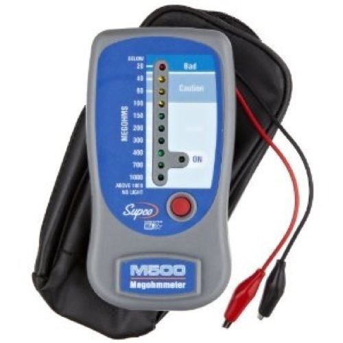 New Supco M500 Insulation Tester Megohmmeter