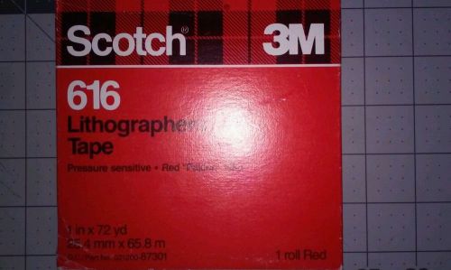 3M 616 Scotch Lithographers Tape 1 Roll 1 in x 72 yd