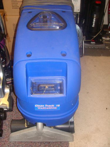 Clarke Self Contained Carpet Extractor Clean Track 18 Wash and Rinse