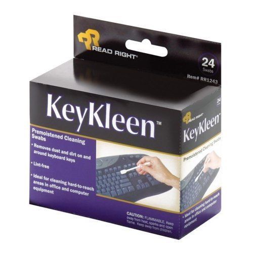 KeyKleen Kewboard Cleaner Swabs RR1243 (24 Per Box) - NEW!
