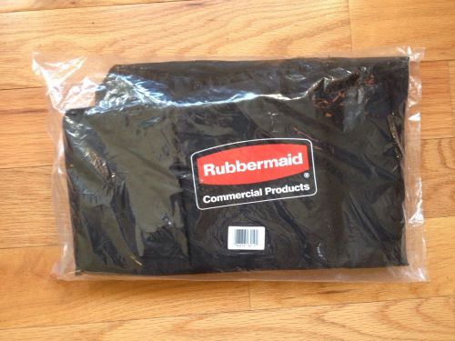 Rubbermaid 9t90 black fabric 9-pocket hanging organizer cart caddy for sale