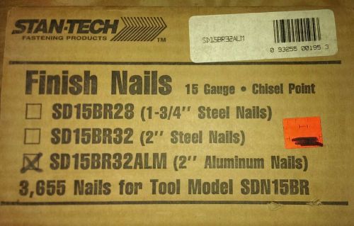 2&#034; 15 gauge angled aluminun finish nails for Bostitch