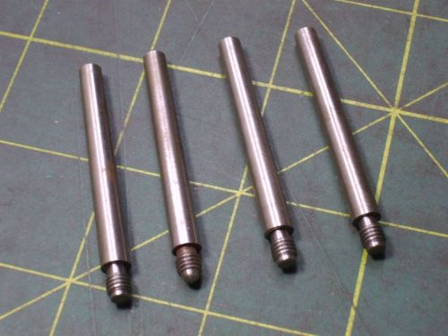 Threaded taper dowel pins #3 x 1 3/4&#034; large end dia 0.217 10-32 thrds qty4#52224 for sale