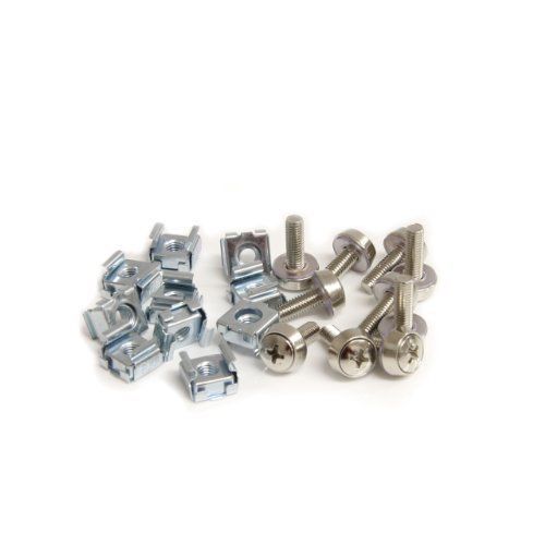 Startech.com m5 mounting screws and cage nuts for server rack (cabscrewm5) for sale