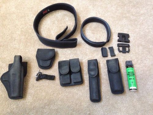 Lot / Set Bianchi duty belt, Holster,  &amp; accessories for Law Enforcement Police
