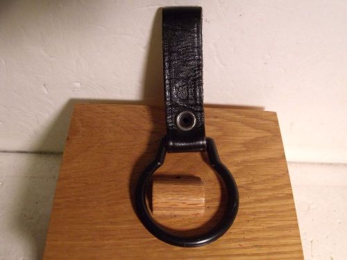 Duty Belt Leather Flashlight Ring Holster