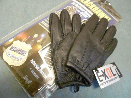 Blackhawk 8030SMBK Patrol Cut-Resistant Kevlar Search Gloves SMALL