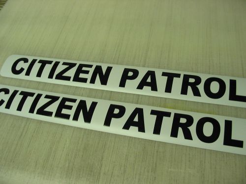 CITIZEN PATROL Magnetic Vehicle Signs to fit car truck or van Security Watch