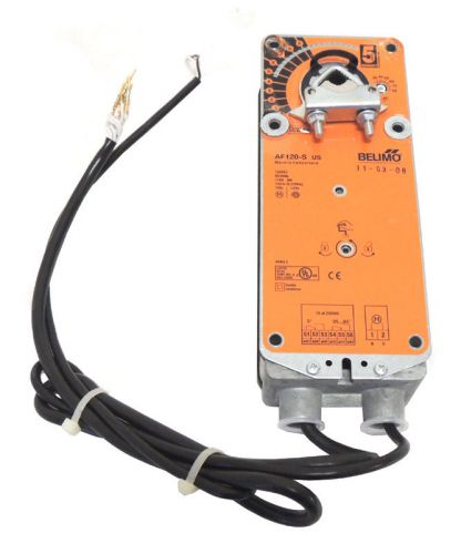 New belimo af120-s us actuator 120v spring return &amp; auxiliary switch / warranty for sale