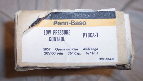 Penn switch low pressure control switch p70ca-1 johson controls body only for sale
