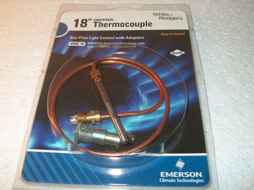 White rodgers 18&#034; universal thermocouple ho6e-18 gas pilot control **new** for sale
