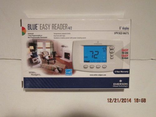 White-rodgers 1f95ez-0671 ez read universal programmable thermostat f/ship, nisb for sale
