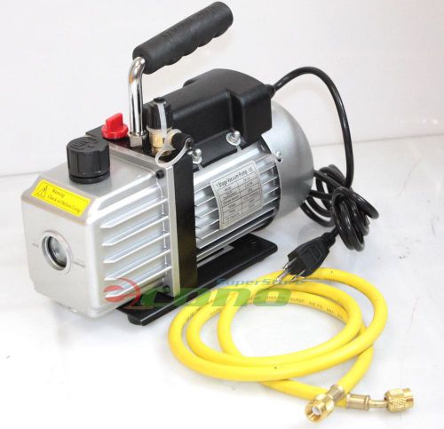 2.5CFM AC A/C ELECTRIC ROTARY VANE DEEP Air Vacuum Pump For R134A &amp; R12/R22 NEW