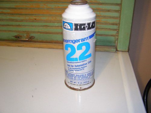 IG-LO Refrigerant 22 15 oz can R22 Air-Conditioning Systems Charging Freon