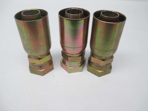 LOT 3 NEW DAYCO 20SBA 1-5/8IN JIC 1-1/4IN HOSE ID HYDRAULIC FITTING D364775