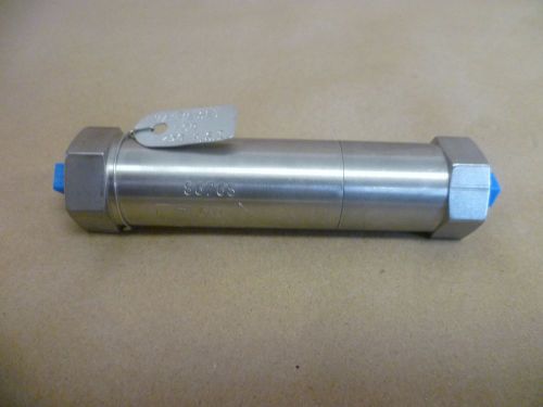 Teledyne ss hydraulic pressure relief valve # s665-7-1/4 sst , 1/4&#034; npt 750 psi for sale