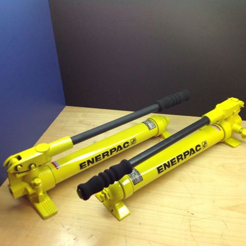 Enerpac p-39 steel hydraulic hand pump,  1 speed, 3/8 npt port, 0.17 gal. for sale