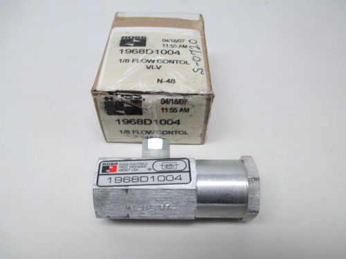 NEW ROSS 1968D1004 CONTROL 1/8IN NPT FLOW CONTROL PNEUMATIC VALVE D321168