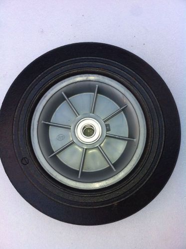 NEW CART REPLACEMENT SOLID RUBBER WHEEL 10&#034; X 2&#034;