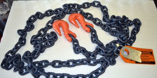 3/8&#034; x 16&#039; LACLEDE Grade 100 CERTIFIED Lifting / SGG Chain USA Log Tow Lift