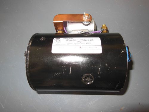 MONARCH # 8120 - 24 VOLT - MOTOR FOR HYDRAULIC PUMP - NEW - INCLUDES SOLENOID