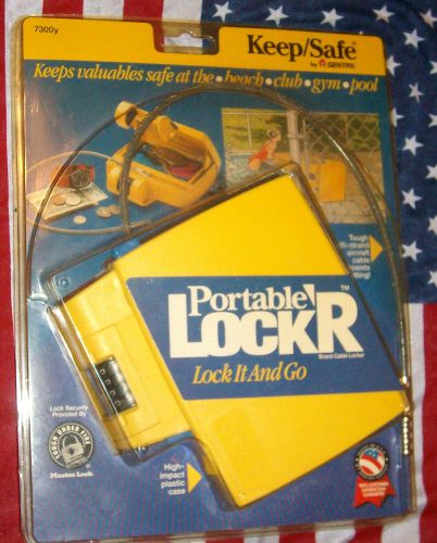 portable locker keep/safe lock and go by sentry great for boats new in package