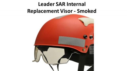 Leader SAR Internal Replacement Visor - Smoked Fire/Rescue