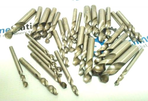 JARVIS NUCON 2-5/8&#034; OAL ASSORTED HIGH SPEED STEEL DRILLS - .1850&#034; TO 29/64&#034;