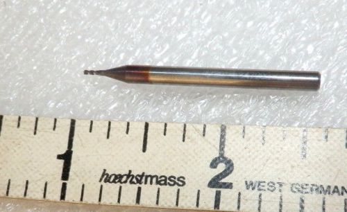 1/32&#034;  square  end mill  4-flute 1-1/2&#034; long, carbide new make offer ((loc 14)) for sale