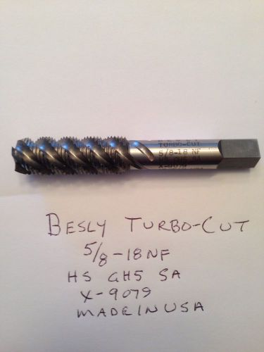 BeslyTurbo-Cut 5/8-18 NF tap HS GH5 SA X-9079 Made in USA