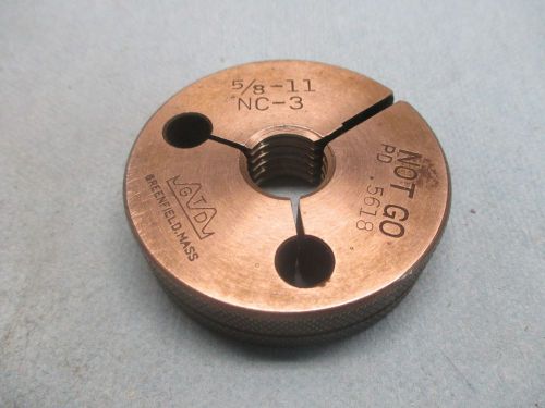 5/8 11 nc 3 thread ring gage no go .625 p.d. .5618 tooling machine shop tools for sale