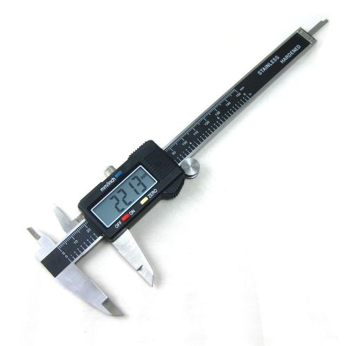 6-inch stanless steel digital caliper vernier with extra-large lcd screen for sale