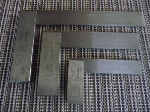 Mitutoyo Steel Square Set, 3 Pcs (916-593, 916-592, 916-591)
