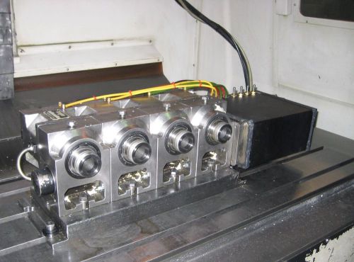 Troyke t5c 1 a (4) spindle head cnc 4th axis rotary table, 5c collet chuck drive for sale