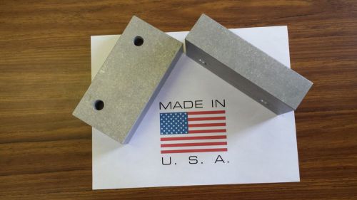 6&#039;&#039; x 3&#039;&#039; x 1.5&#039;&#039; Vise Jaw Pair- Aluminum for Kurt and most others-USA
