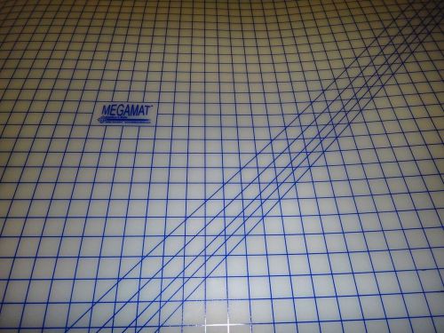 Sewfit megamat translucent cutting mat 24 &#034; x 36 &#034; pinnable rotary gridded for sale