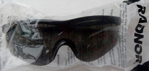 Radnor 64051302 sport series safety glasses black frame gray anti-scratch lens for sale