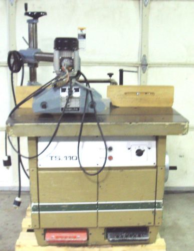Powermatic ts110, 7.5hp hd shaper, 1&#034; spindle dia.,  delta 1hp feeder, 3ph for sale