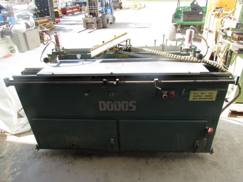 Dodds mfd-48hd manual dovetail machine 220v **xlnt** for sale