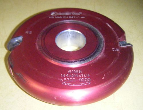 Amana 61166 bead convex shaper insert tooling 1 1/4 bore 12mm radius bead