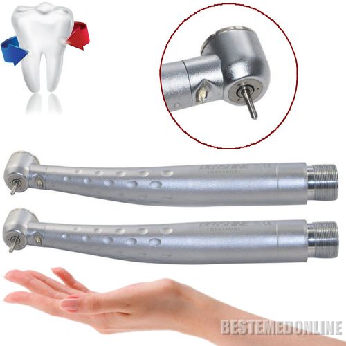 2x high speed led dental handpiece large head push 2 hole a turbine cartridge for sale