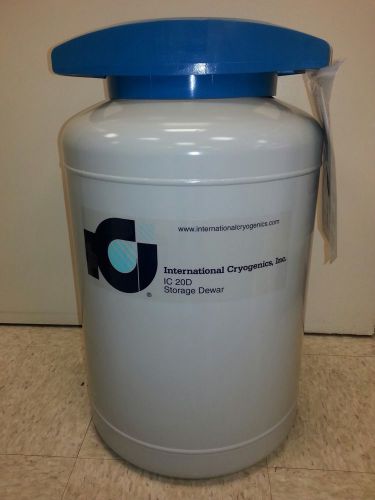 Cryogenic liquid nitrogen dewar 20 liter ic-20d - new - us made 5 year warranty for sale