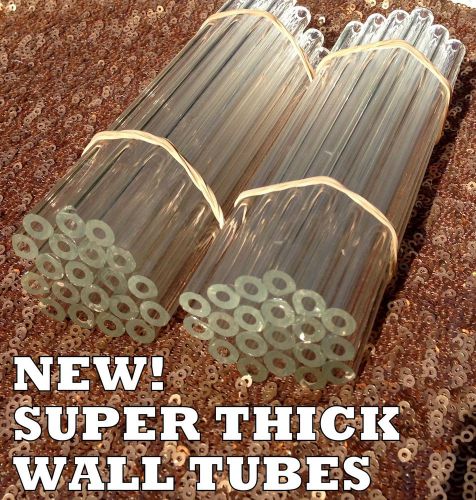 Borosilicate glass blowing tubes 40pcs - 8mm x 2.3mm heavy wall x 150mm pyrex for sale