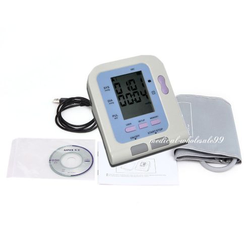 2015 Brand New LCD Digital Blood Pressure Monitor with free software Connect PC