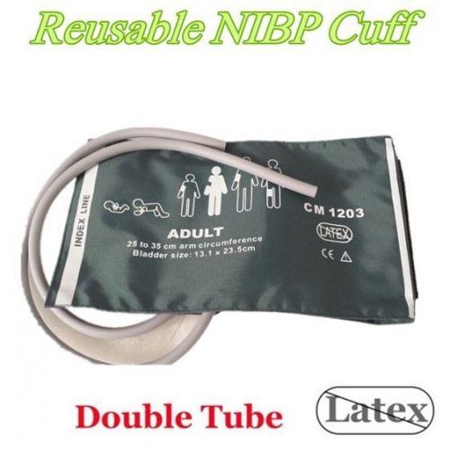 2014 Adult Reusable NIBP Cuff Double Tube 25-35cm Cuff CM 1203