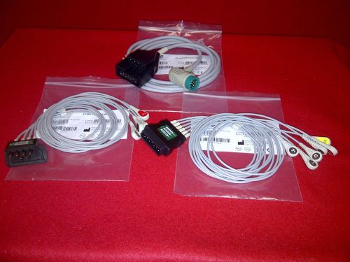 New12 lead cable&amp; 6-wire&amp; 4-wire lead for lifepak12 fda/ce for sale