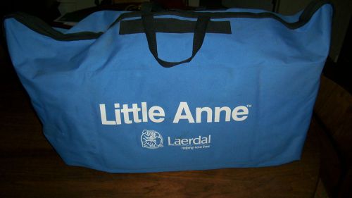 Laerdal Little Anne CPR Resusci Manikin with Tote Bag - CLEAN - WITH EXTRAS