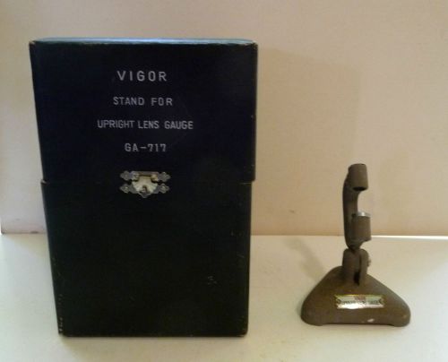 Vigor stand for upright lens gauge ga-717 and case for sale